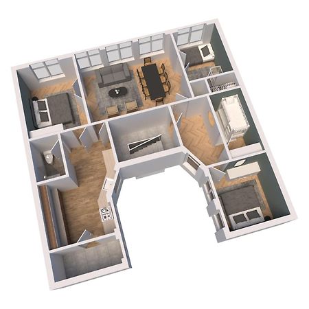 Large Apartment With Canal View In Central Cph City Kopenhagen Bagian luar foto