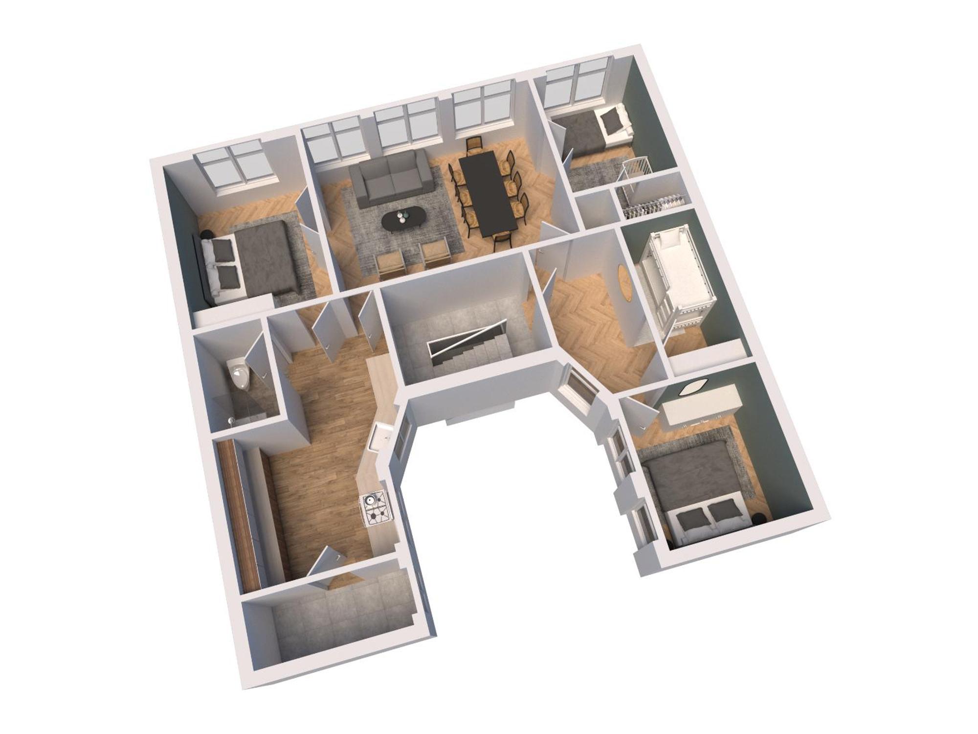 Large Apartment With Canal View In Central Cph City Kopenhagen Bagian luar foto