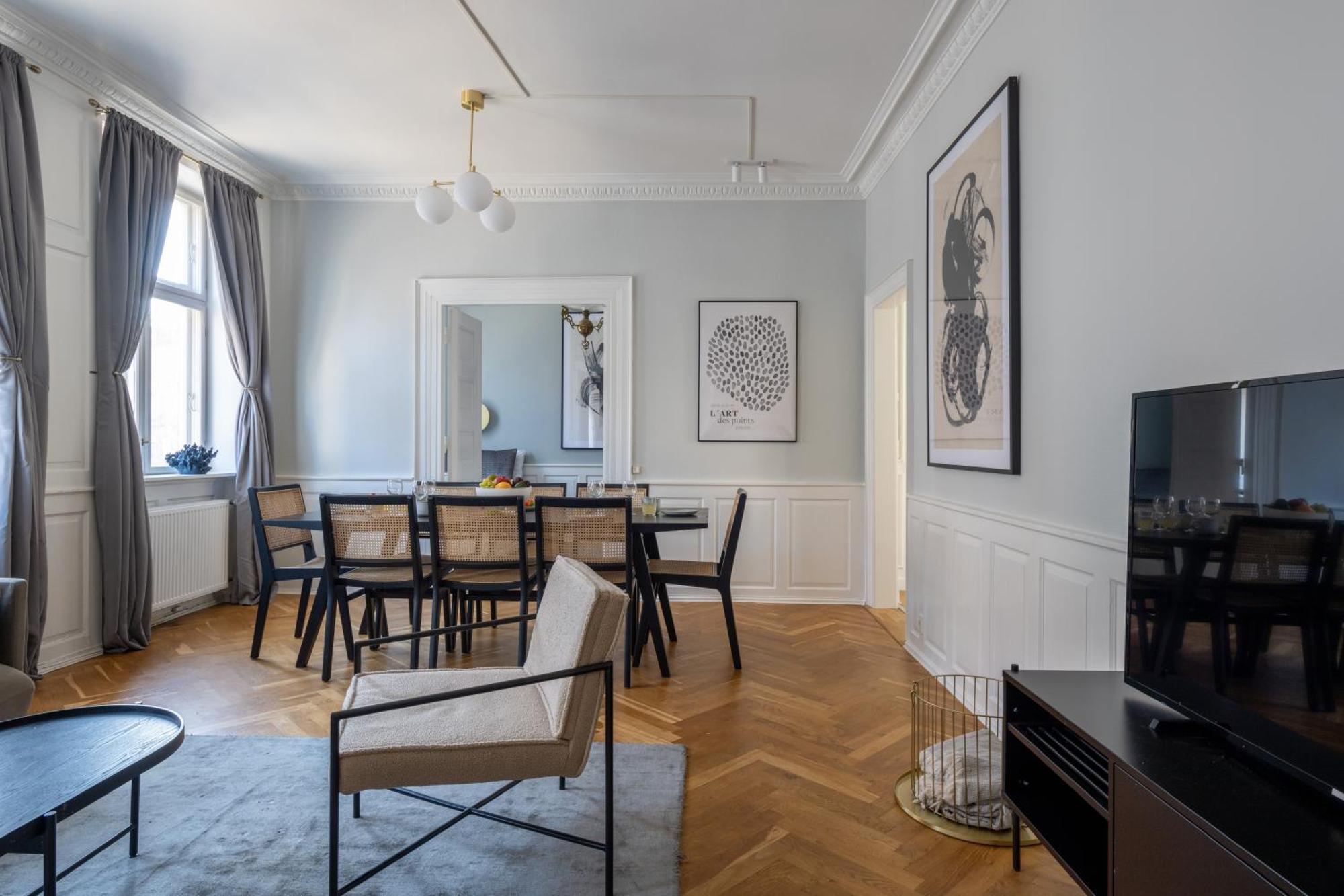 Large Apartment With Canal View In Central Cph City Kopenhagen Bagian luar foto